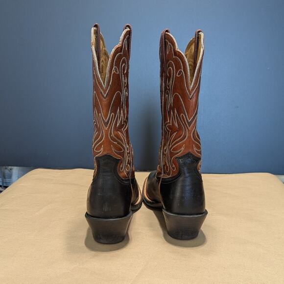 Ariat Legend Square Toe Leather Cowboy Boots Embrodiered Western Cowgirl Womens - Picture 3 of 12